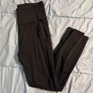 Lululemon fast and free leggings with pockets